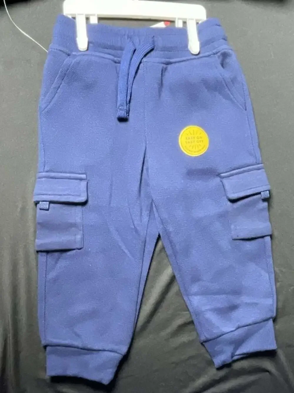 Cat & Jack Toddler Boys' Pocket Crewneck Sweatshirt and Joggers Set - Navy Blue